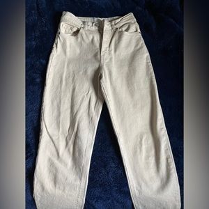 h&m beige jeans